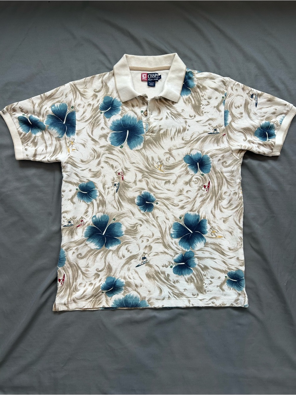 Vintage Ralph Lauren / CHAPS Floral Polo
